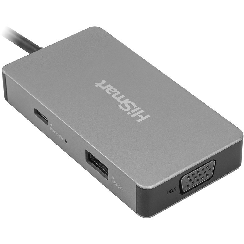 Концентратор USB Type-C HiSmart Grey (CA913879) ( Сірий ) Харків - фото 2