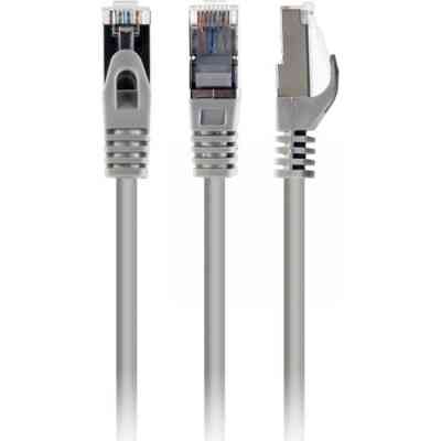 Патч-корд 2м S/FTP Cat 6A CU LSZH grey Cablexpert (PP6A-LSZHCU-2M) Вінниця