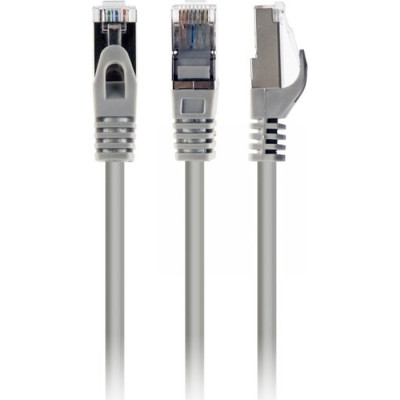 Патч-корд 2м S/FTP Cat 6A CU LSZH grey Cablexpert (PP6A-LSZHCU-2M) Винница - изображение 1