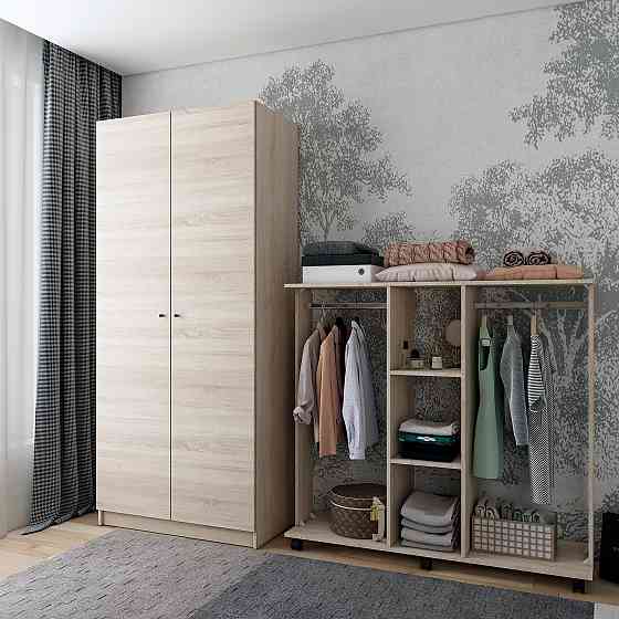 Гардеробная стойка Doros Д3 130х40,1х121 см Дуб сонома (DRS-011425) Львов