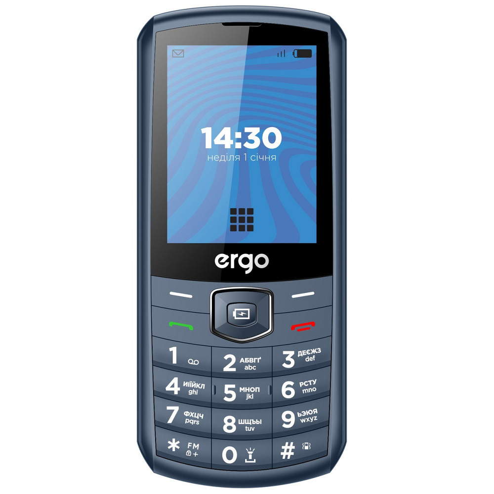 Мобільний телефон Ergo E285 Dual Sim Blue ( 22981 ) Харків - фото 5