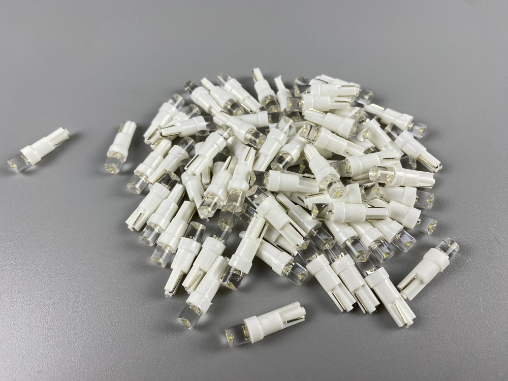 Лампа LED робоче світло 12V цоколь T5 для внутрішнього освітлення авто, лампа на панель приладів Мукачево - фото 4