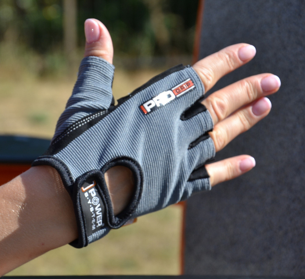 Рукавички для фітнесу Power System PS-2250 Pro Grip Grey L Луцьк - фото 4