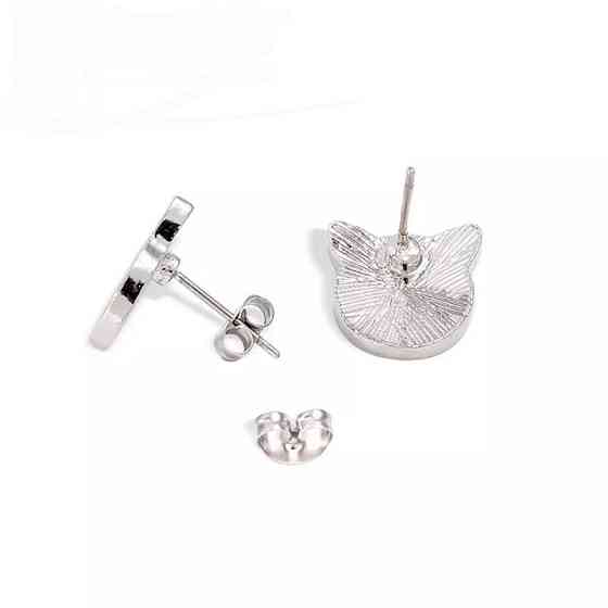 Серьги для детей гвоздики в горошек one size разноцветный Киев