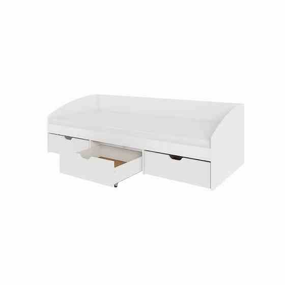 Ліжко односпальне з ящиками Еверест Комфорт 3 193х84х59 см Німфея Альба (DTM-5726) Львів