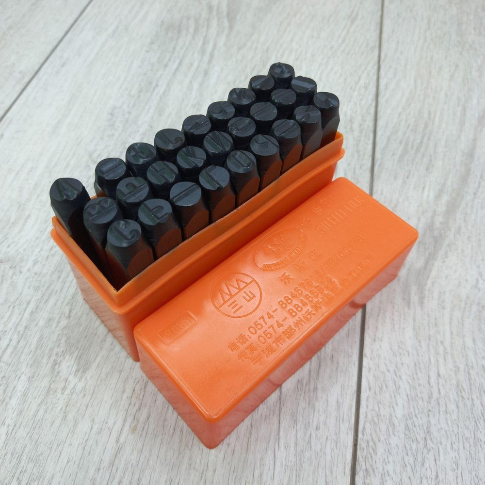 Клейма буквы Латиница 5мм Комплект 27шт Стандарт Харьков - изображение 1