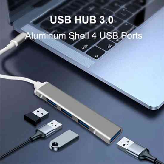 Разветвитель hub TYPE-C USB 3.0 хаб 4 порта Винница