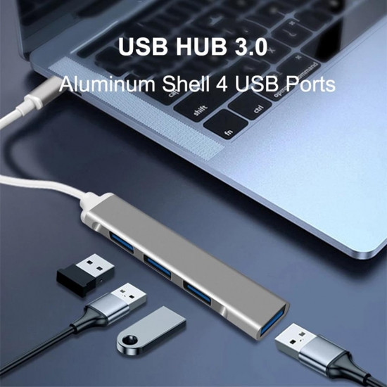 Разветвитель hub TYPE-C USB 3.0 хаб 4 порта Винница - изображение 3