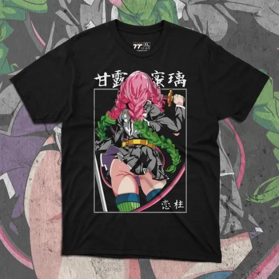 Футболка чоловіча з  принтом Клинок, рассекающий демонов Міцурі SE Розмір 48 Anime0138 Дніпро