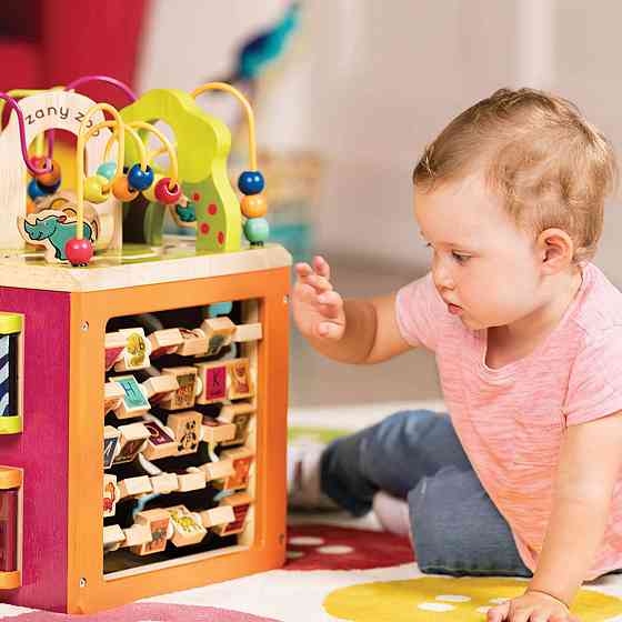 Розвиваюча Дерев'яна Іграшка - Зоо-Куб Дніпро