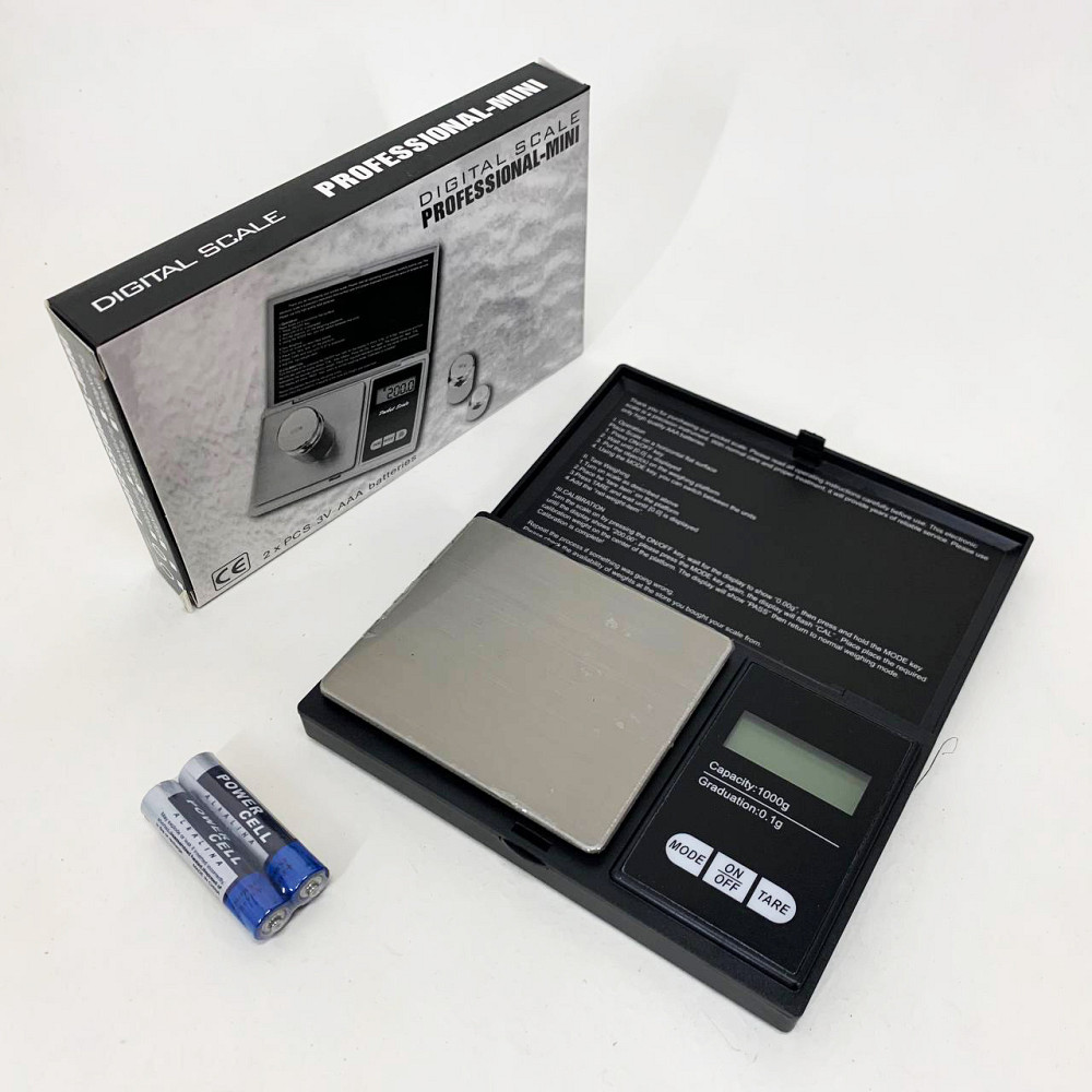 Суперточні ваги 1000г, Маленькі електронні ваги для зважування Ювелірні з точністю до грама KC-33 Львів - фото 7
