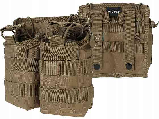 Тактический двойной Подсумок под магазины АК/М4/М16 с системой Molle Mil-Tec от Sturm (13497019) Coy Нововолынск
