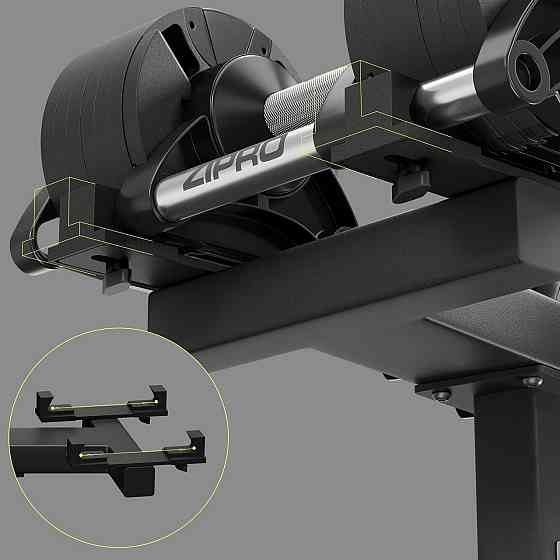 Стійка Zipro для круглих регульованих гантелей Київ