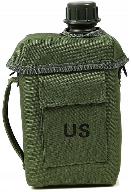 Армейская Фляга с чехлом и ремнем 2 литра Mil-Tec 