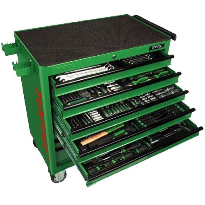 Набір інструментів у візку TOPTUL 8 секцій 360 од. JUMBO GT-36001 Одеса - фото 1