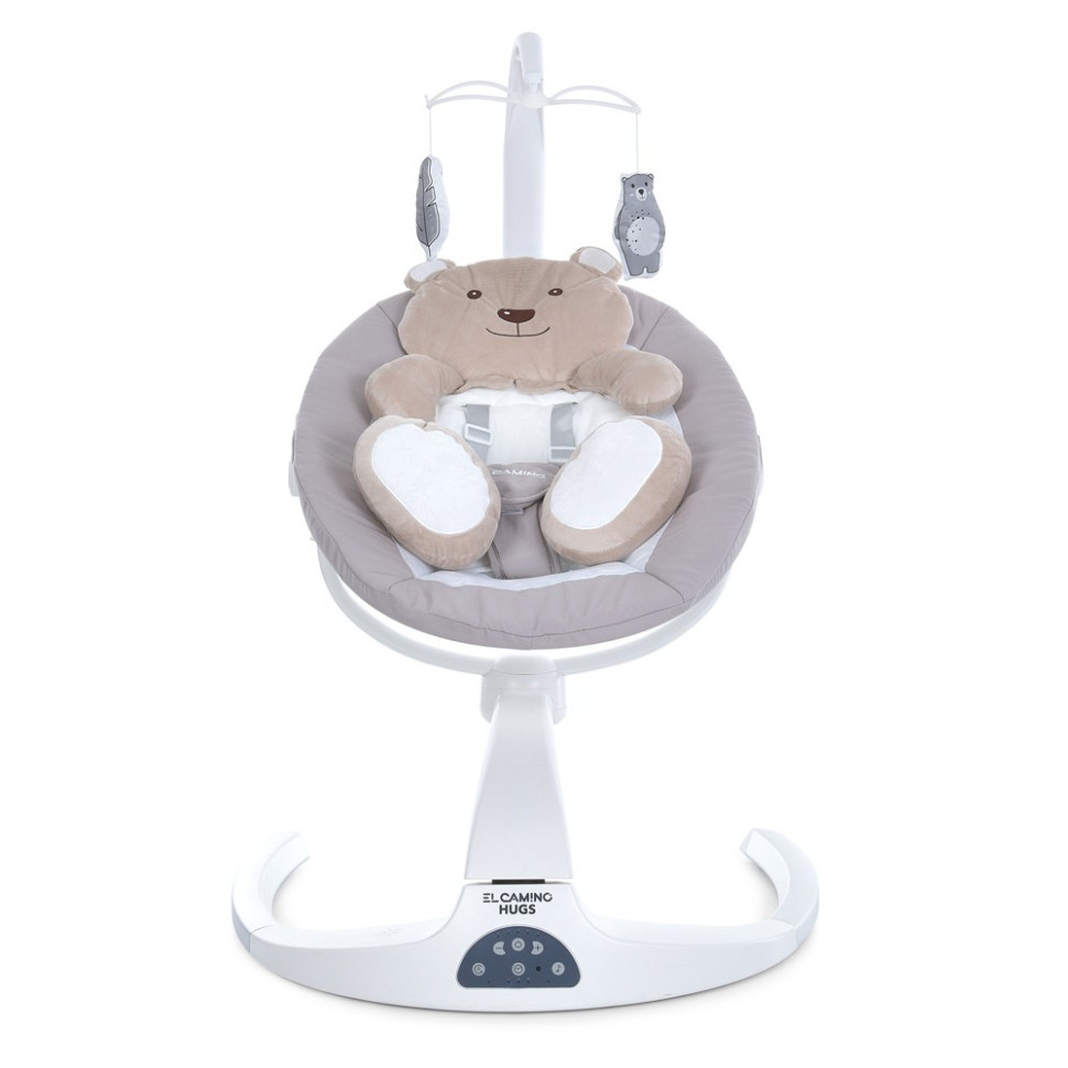 Укачивающий центр-шезлонг HUGS ME 1077 Beige Винница - изображение 6