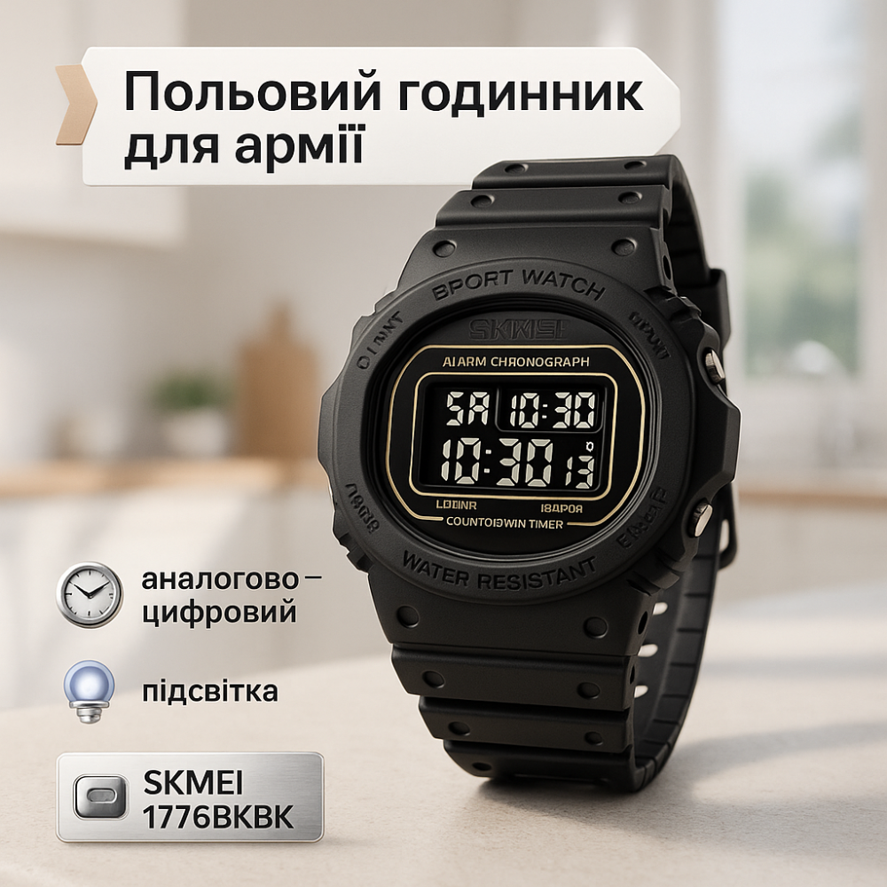 Військовий годинник з секундоміром, Годинник Спецназ для військового і відпочинку QB-12 Львів - фото 16
