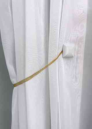 Магниты для штор и гардин Квадрат двусторонние набор 2 шт Бронзовый с белым (81-136) Киев