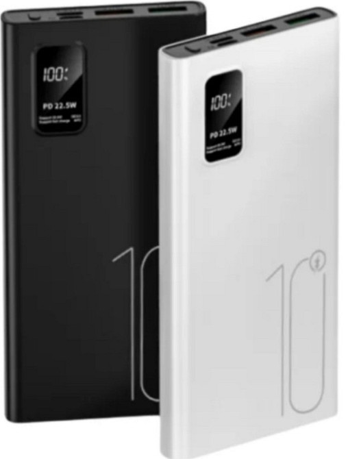 Павербанк Power bank 10000mAh. Black ! 2USB ,с дисплеем. Киев - изображение 3