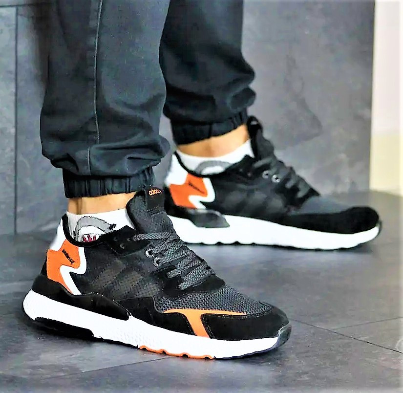 Кроссовки Мужские Adidas Jogger Чёрные Адидас (размеры: 41) Видео Обзор Днепр - изображение 1