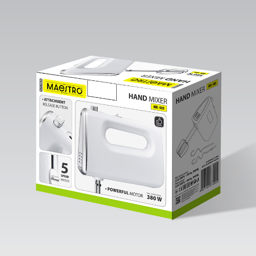 Міксер ручний 500W MR-503 Maestro Житомир