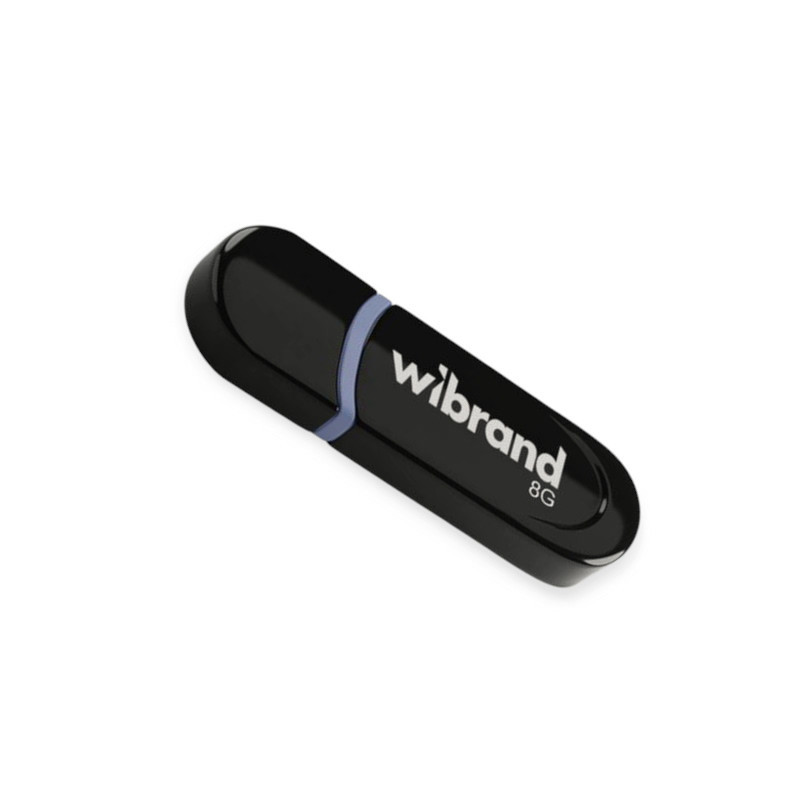 Флешка USB 2.0 8Gb Panther black Wibrand Мукачево - изображение 1