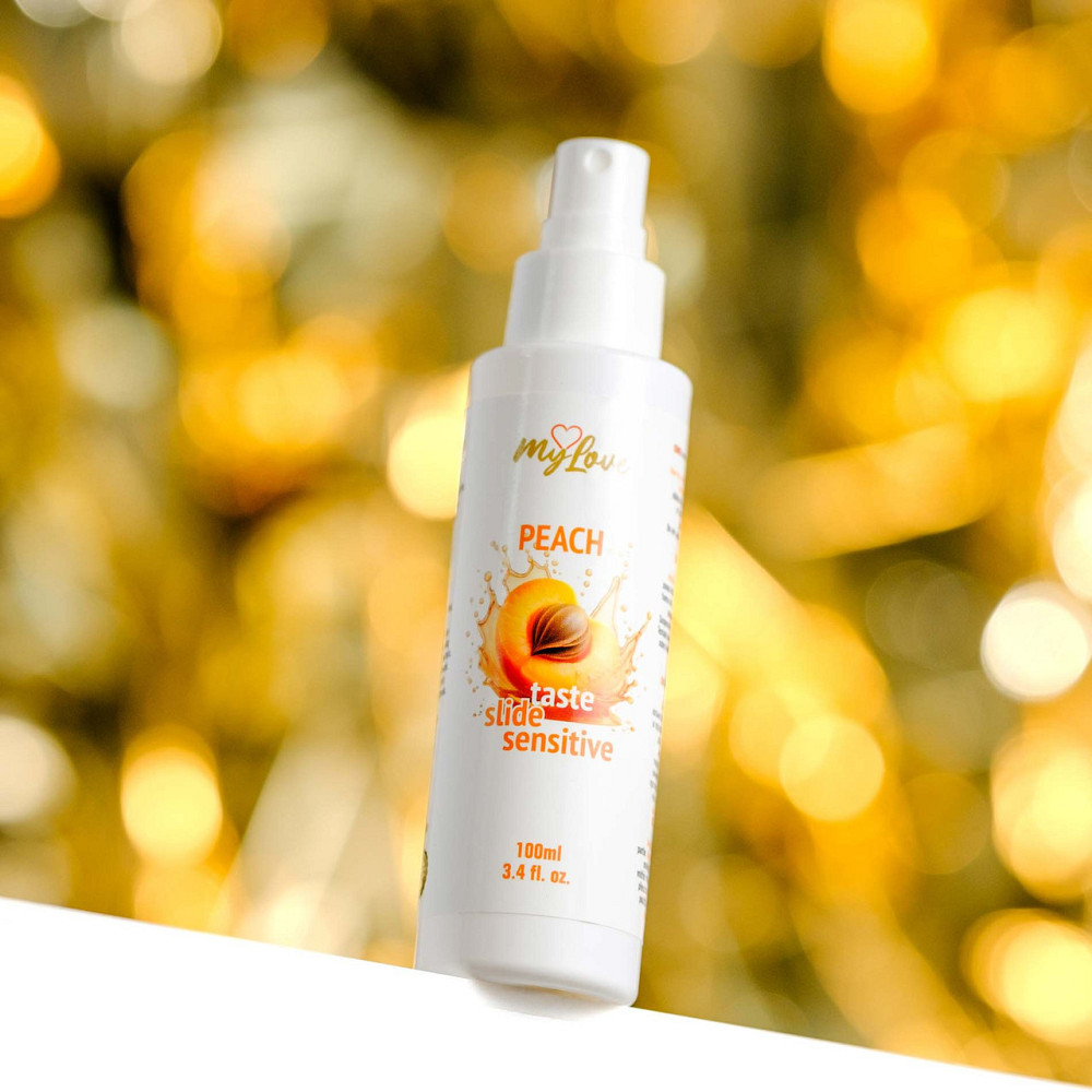 Інтимний гель-лубрикант - MyLove Taste Slide Sensitive Peach, 100 мл Sex Aura Київ - фото 6