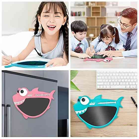 Графічний планшет для малювання дитячий Kids Pad 9" Color Shark Pink 2000985000512 Одеса