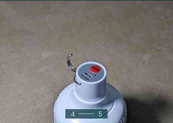 Підвісна LED-лампа, світильник з акумулятором.Фонарик 100 Вт. Київ