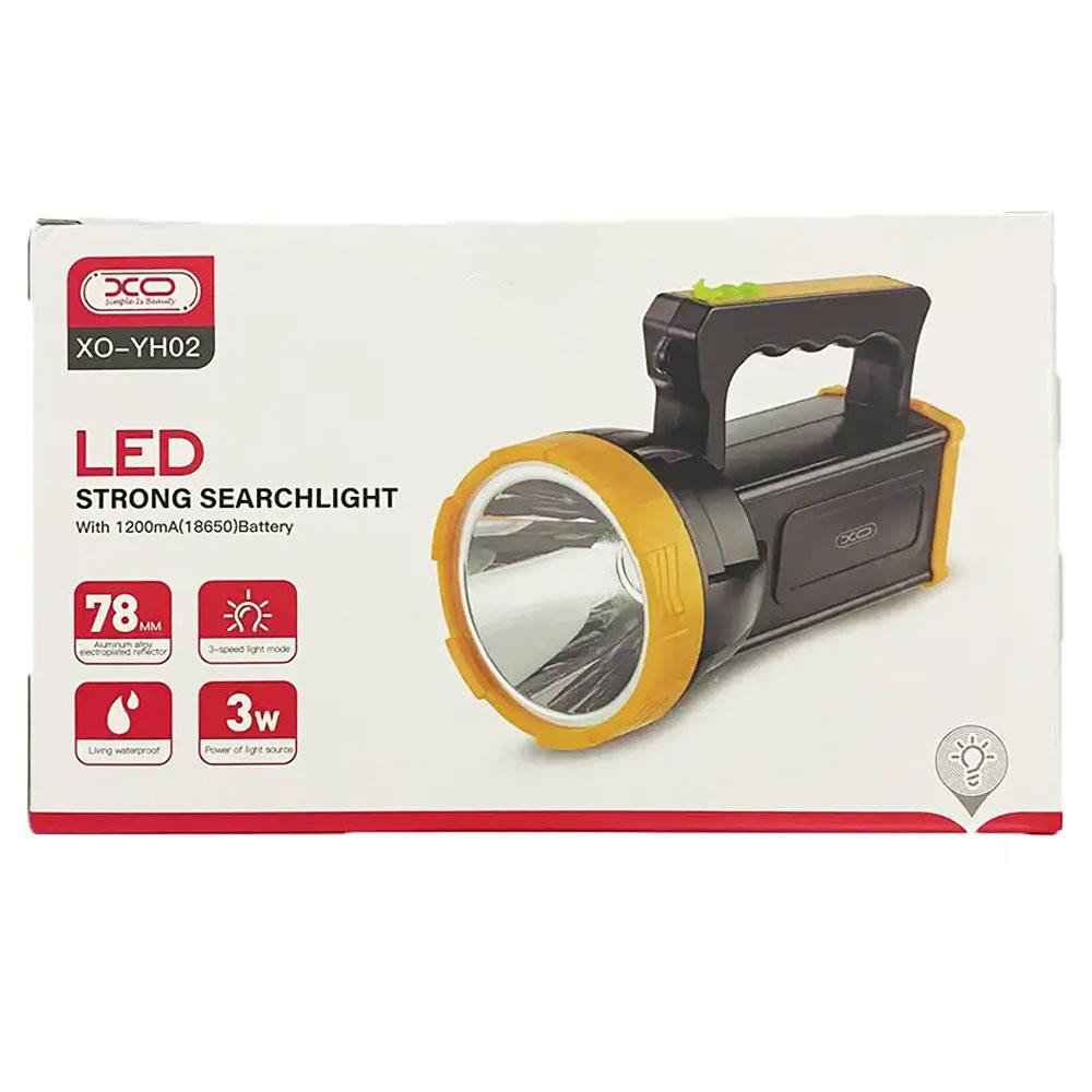 Ручний ліхтар прожектор на акумуляторі 1200 mAh,USB,XO-YH02 SBR Київ - фото 10