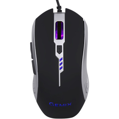 Мишка Gemix W100 USB Black/Gray + ігрова поверхня (W100Combo) Вінниця - фото 2