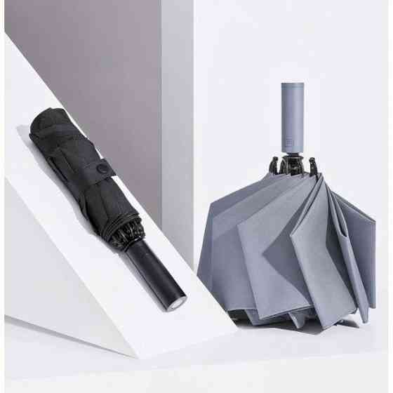 Зонт с фонариком Xiaomi 90FUN Oversize Automatic Umbrella (Черный) Николаев