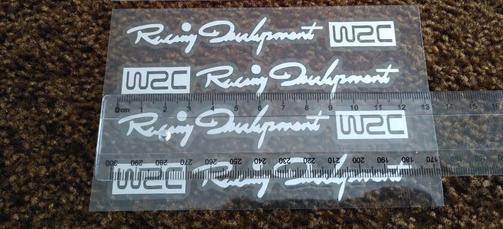 Наклейки на ручки Wrc Біла номер 3, диски, двір Київ - фото 5