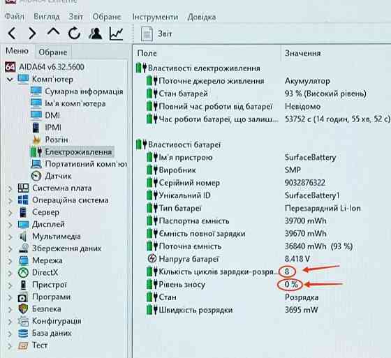 Ноутбук 12,4" Microsoft Surface Laptop Go 2 i5-1135G7 SSD 256Gb 16Gb RAM Київ
