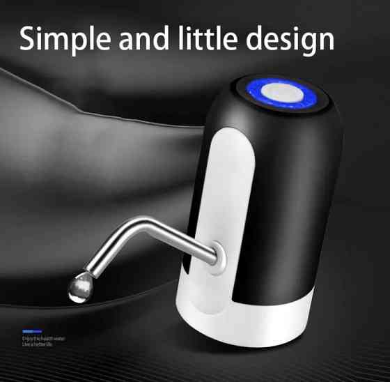 Помпа для води електрична (Диспансер для води) на акумуляторній батареї, плавно набирає воду без бризок Київ