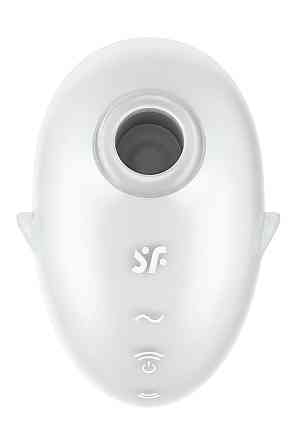 Вакуумный стимулятор вибратор Satisfyer Cutie Ghost белый, 9.1 см Sex Aura Киев