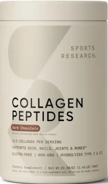 Пептиды коллагена Sports Research Collagen Peptides 640g темный шоколад Киев - изображение 1