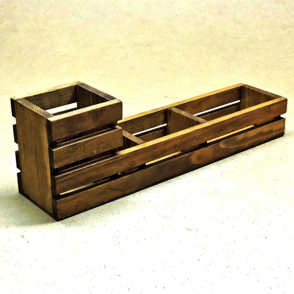 Підставка для столових приборів "Фаріна" охра Миколаїв - фото 1