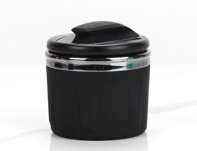 Универсальная пепельница для автомобиля С керамическим покрытием в подстаканник с подсветкой Premiun Кременчуг - изображение 1