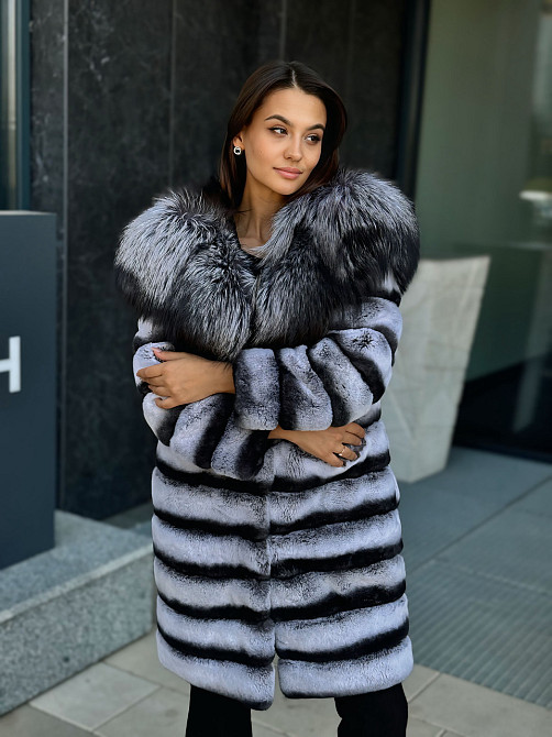 Натуральна шуба з шиншили XXL Харків - фото 5