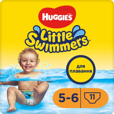 Підгузки Huggies Little Swimmer 5-6 (12-18 кг) 11 шт (5029053538426) Вінниця - фото 1