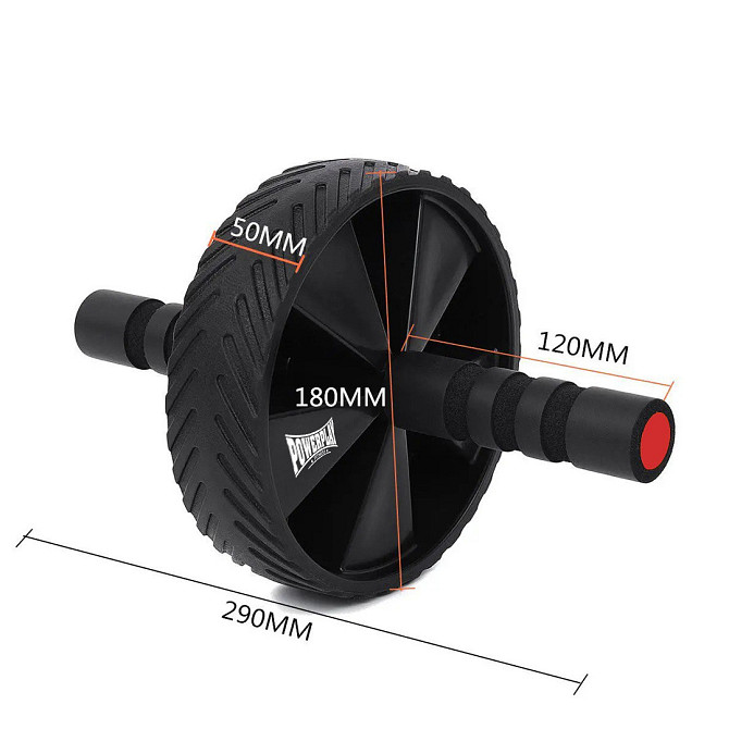 Колесо для преса PowerPlay PP-4344 AB Wheel Pro Чорне Кам'янське - фото 10