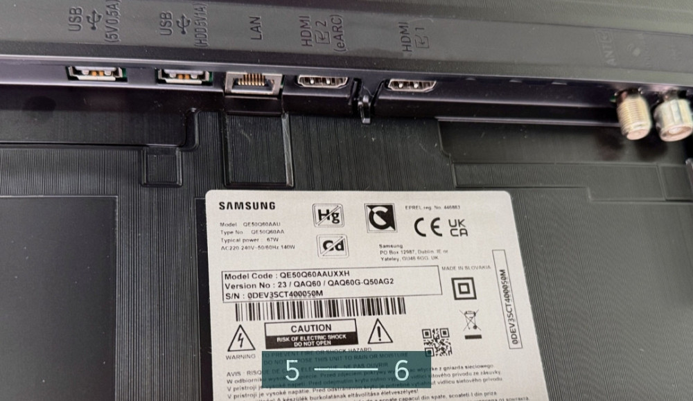 Телевізор Samsung QE50Q60AAU 50” 4K QLED Smart TV Київ - фото 2