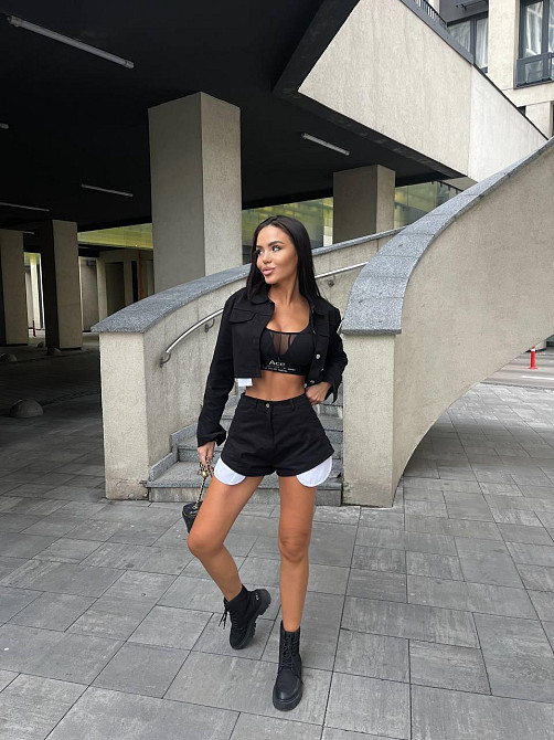 Жіночий стильний літні костюм двійка котон Одеса - фото 2