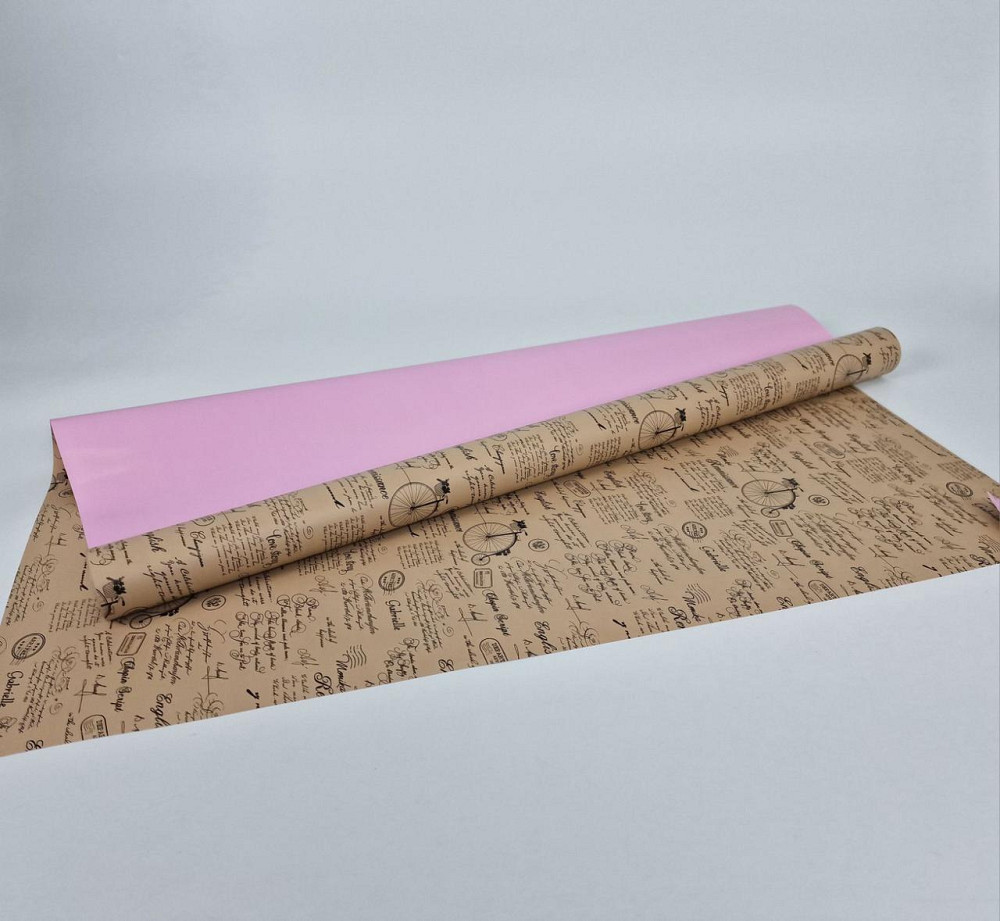 Плівка перлинна "Газета" для квітів 10 м (39) (h660) No 9 (1 шт.) Харків - фото 1