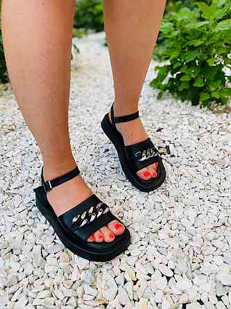 Asti Босоніжки жіночі ASTI P06 чорні (літо, шкіра натуральна) (4431) Коломыя