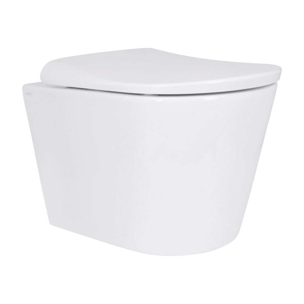 Унитаз подвесной Qtap Scorpio ML Ultra Quiet 490×365×325 мм, с сиденьем Soft-close MagLock, White QTSCOML26W49622 Киев - изображение 1