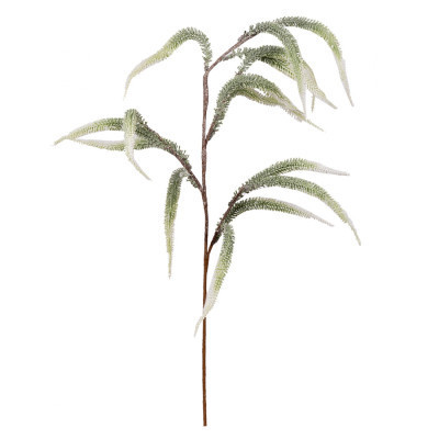 Декоративна гілка YES! Fun Колосок, 75 см, світло-зелена, засніжена (973954) Вінниця - фото 1