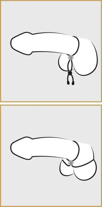 Ерекційна петля на пеніс та мошонку Sex Aura Київ - фото 6