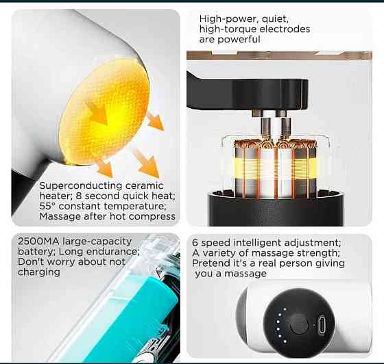 Бездротовий ударний масажер Booster MINI V3 Київ